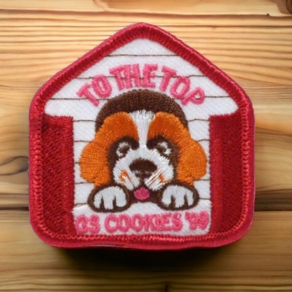 Girl Scouts 1999 Cookie Selling Embroidered Patch - Picture 2 of 5